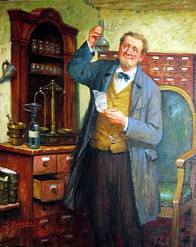 Kunstmaler Conrad Herrmann: Der Apotheker