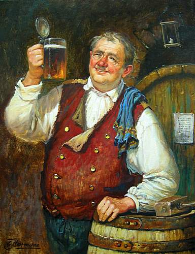 Kunstmaler Conrad Herrmann: Der Braumeister