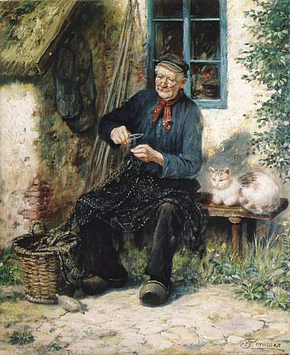 Kunstmaler Conrad Herrmann: Der Fischer