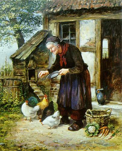 Kunstmaler Conrad Herrmann: Die alte B&auml;uerin