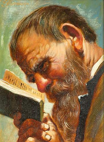 Kunstmaler Conrad Herrmann: Morgenandacht