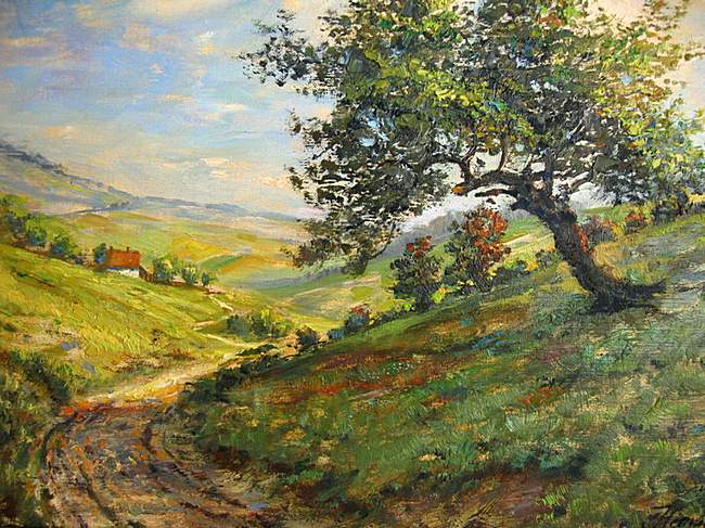 Kunstmaler Conrad Herrmann: Im Bergischen Land